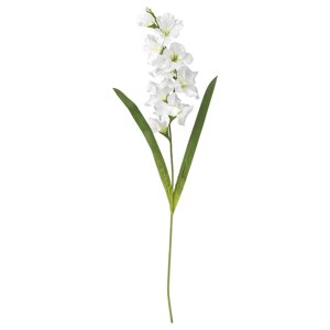 SMYCKA Штучна квітка Гладіолуси/білий 100 см
