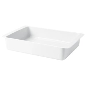 IKEA 365+ Блюдо для духовки, біле, 38х26 см