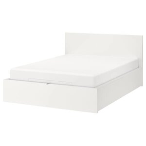 MALM Ліжко з ящиком, біле, 180х200 см