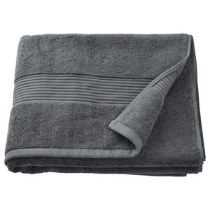 FREDRIKSJÖN Банний рушник, темно-сірий, 70x140 см
