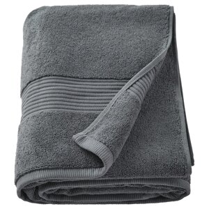 FREDRIKSJÖN Банний рушник, темно-сірий, 100x150 см