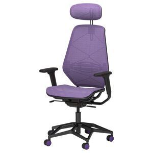 Ігрове крісло STYRSPEL, фіолетовий/чорний