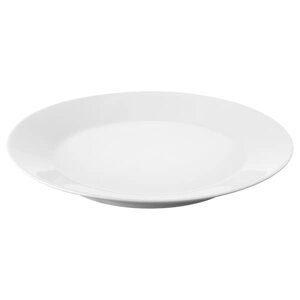 IKEA 365+ Тарілка, біла, 20 см