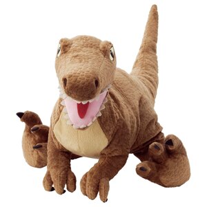 JÄTTELIK Плюшева іграшка, динозавр/динозавр/велоцираптор, 44 см