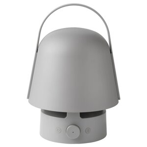 Світильник VAPPEBY з Bluetooth колонкою вуличний/сірий
