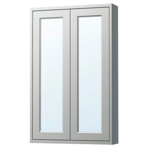 TÄNNFORSEN Дзеркальна шафа/дверцята, світло-сірий, 60x15x95 см