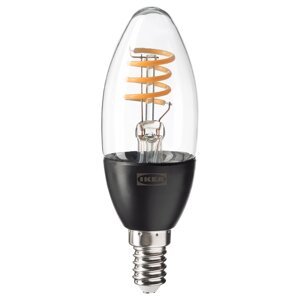Світлодіодна лампа TRÅDFRI E14 250 люмен, розумна бездротова люстра з регулюванням яскравості/тепла біла люстра