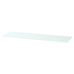 MALM Скляна дошка, біла, 160x48 см