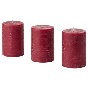 Ароматична блокова свічка STÖRTSKÖN, ягоди/червоний, 30 год