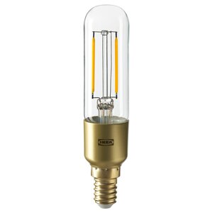 LUNNOM E14 LED лампа 200 люмен, диммована/трубка, прозоре скло, 25 мм