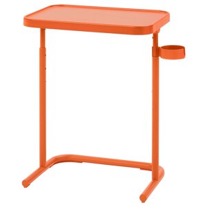 BJÖRKÅSEN Столик для ноутбука, коричнево-помаранчевий