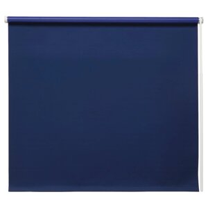 Рулонна штора FRIDANS Blackout, синя, 80x195 см