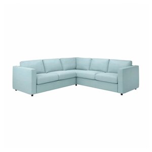 ВІМЛЕ 4-місний кутовий диван, Саксемара світло-блакитний