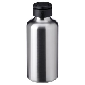 ENKELSPÅRIG Пляшка для води, нержавіюча сталь/чорна, 0,7 л