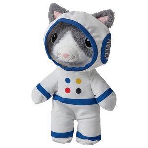 AFTONSPARV Плюшевий космонавт в скафандрі, кіт, 28 см