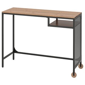 FJÄLLBO Столик для ноутбука, чорний, 100x36 см