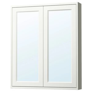 TÄNNFORSEN Дзеркальна шафа/дверцята, білий, 80x15x95 см