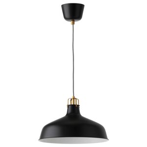 RANARP Підвісний світильник, чорний, 38 см