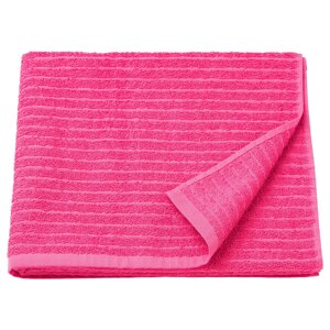 VÅGSJÖN Банний рушник, світло-рожевий, 70x140 см