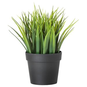 FEJKA Штучна рослина в горщику, кімнатна/вулична трава, 9 см