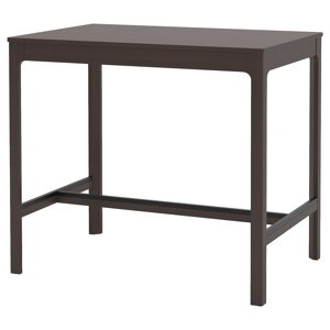 ЕКЕДАЛЕН Барний стіл, темно-коричневий, 120х80х105 см