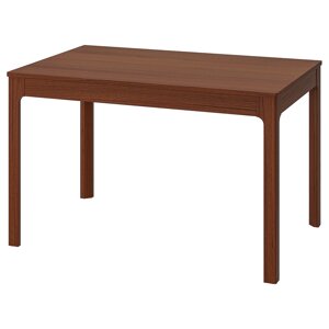 ЕКЕДАЛЕН Розкладний стіл, коричневий, 120/180х80 см
