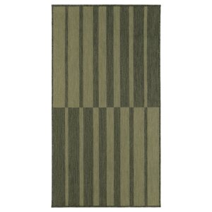 КАНТСТОЛПЕ Текстильний килим, внутрішній/зовнішній, зелений, 80x150 см