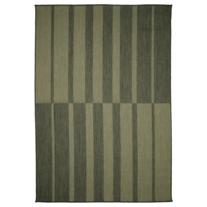 KANTSTOLPE Текстильний килим, інтер’єр/зовнішній, зелений, 133x195 см