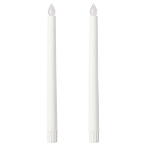 Світлодіодна свічка ÄDELLÖVTRÄD, біла/кімнатна, 28 см
