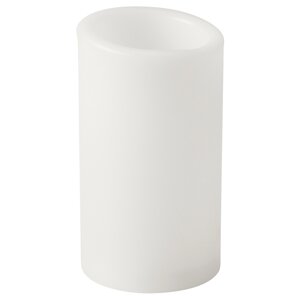 ÄDELLÖVTRÄD LED блок-свічка, білий/кімнатний, 14 см