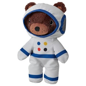 AFTONSPARV Плюшевий космонавт в скафандрі, ведмедик, 28 см