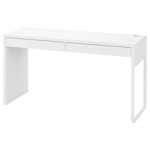 MICKE Письмовий стіл, білий, 142х50 см