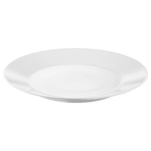 IKEA 365+ Тарілка, біла, 27 см