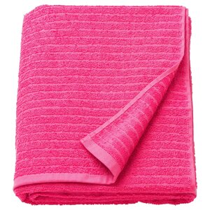 VÅGSJÖN Банний рушник, світло-рожевий, 100х150 см