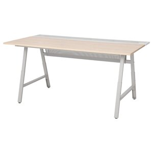 UTESPELARE Ігровий стіл, імітація ясена/сірий, 160x80 см