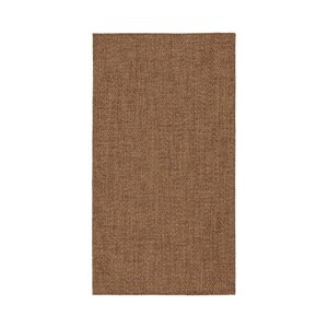 LYDERSHOLM Текстильний килим, внутрішній/зовнішній, середньо-коричневий, 80x150 см