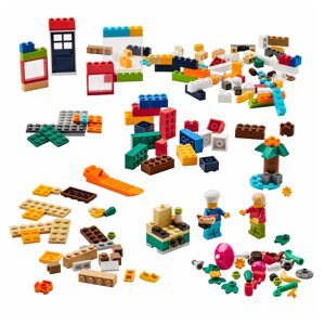 BYGGLEK Набір із 201 кубика LEGO різних кольорів