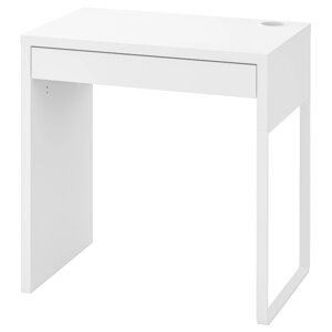 MICKE Письмовий стіл, білий, 73х50 см