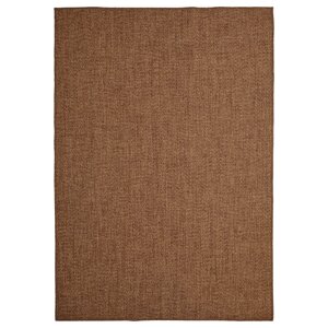 LYDERSHOLM Текстильний килим, внутрішній/зовнішній, середньо-коричневий, 160x230 см