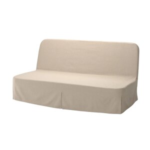 NYHAMN 3-місний диван-ліжко, з поролоновим матрацом/Naggen бежевий