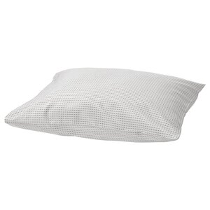 TÅGVECKLARE Чохол для подушки, білий/темно-сірий, 50x60 см