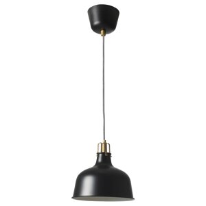 RANARP Підвісний світильник, чорний, 23 см
