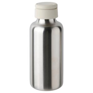 ENKELSPÅRIG Пляшка для води, нержавіюча сталь/бежевий, 0,5 л