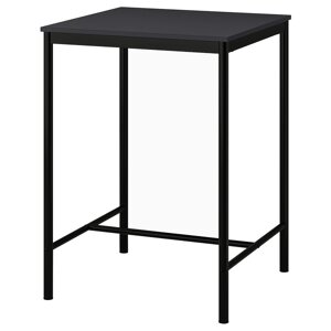 SANDSBERG Барний стіл, чорний, 67х67 см