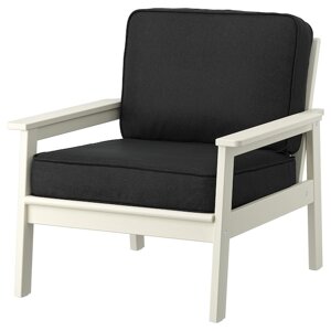 BONDHOLMEN Садове крісло, білий/бежевий/Järpön/Duvholmen антрацит