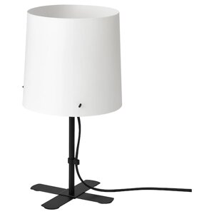BARLAST Настільна лампа, чорний/білий, 31 см