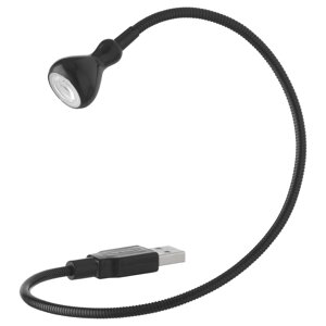 Світлодіодна лампа JANSJÖ USB, чорна, 38 см