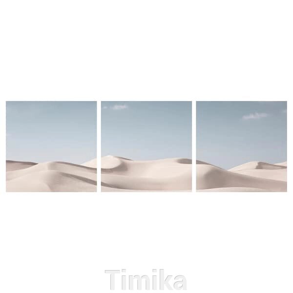 PJÄTTERYD Картина, криві, 56x56 см від компанії Timika - фото 1