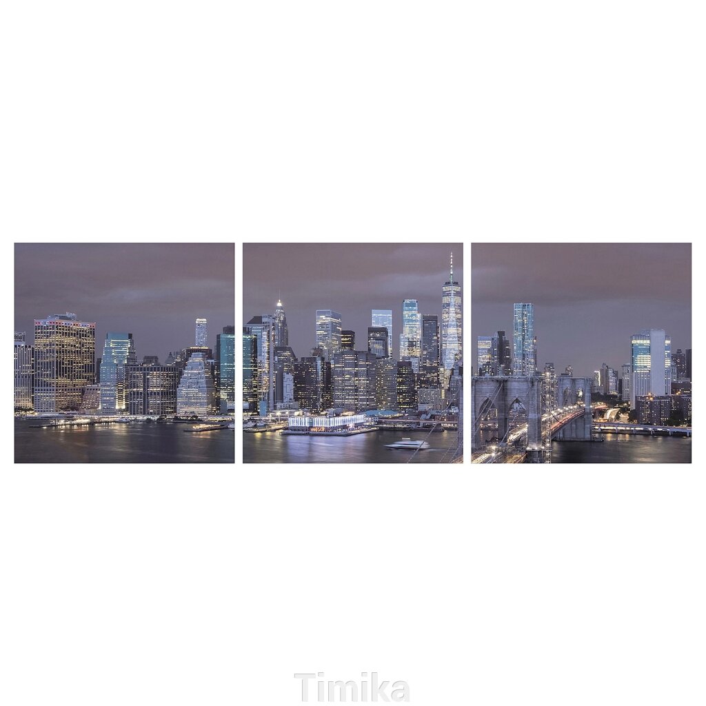 PJÄTTERYD Картина, згасаючі ночі, 56x56 см від компанії Timika - фото 1
