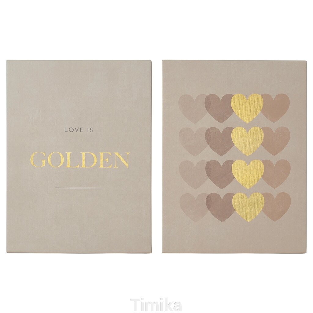 PJÄTTERYD Картина, золота любов, 30х40 см від компанії Timika - фото 1
